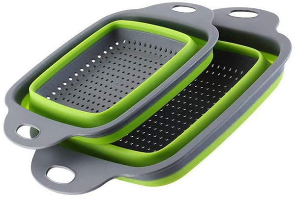 Amlrt Folding Silicone Strainers