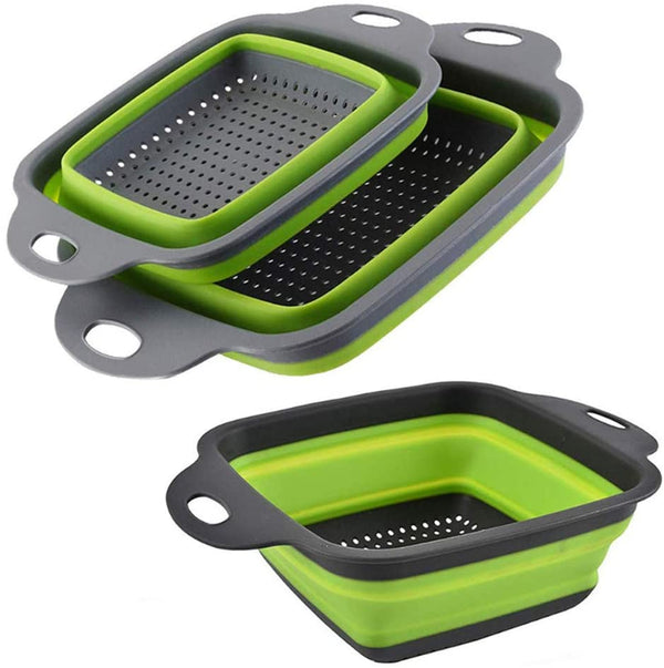 Amlrt Folding Silicone Strainers