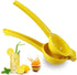 Manual Citrus Press Juicer Lime Press Metal - Yellow