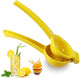 Manual Citrus Press Juicer Lime Press Metal - Yellow