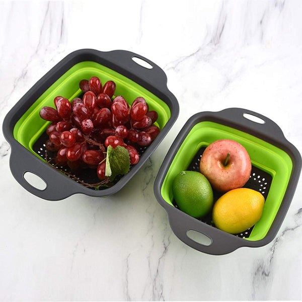 Amlrt Folding Silicone Strainers