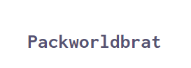 Packworldbrat